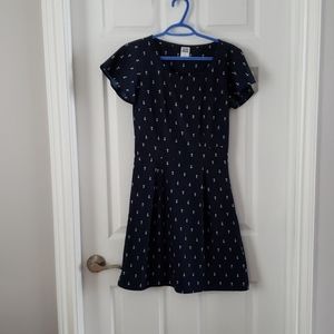 Vero Moda anchor Dress with flutter sleeves NWOT
